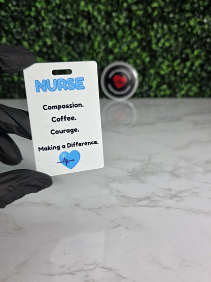 Nurse & CNA Badge Card
