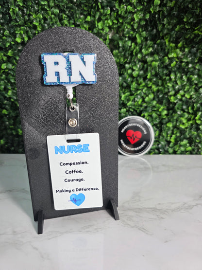Nurse & CNA Badge Card