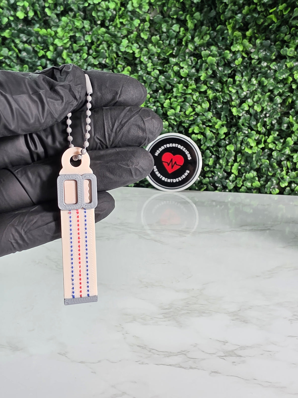 Gait Belt Charm + Keychain